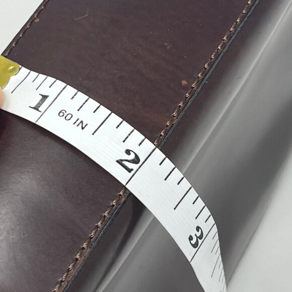 brown leather handbag shoulder bag small - Picture 9 of 11